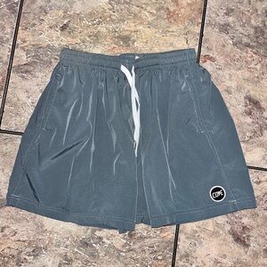 Cove Men’s Blue Gray Athletic Training Shorts Size 36 Gym Swim Hybrid